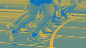 Lauf mit Herz 2023 rennende Menschen